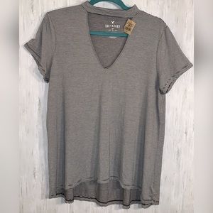 American Eagle Soft & Sexy  choker t-shirt